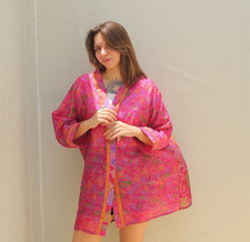 Pure Seta Corto Kimono