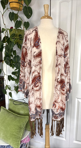 Cardigan kimono boho - boho, paisley